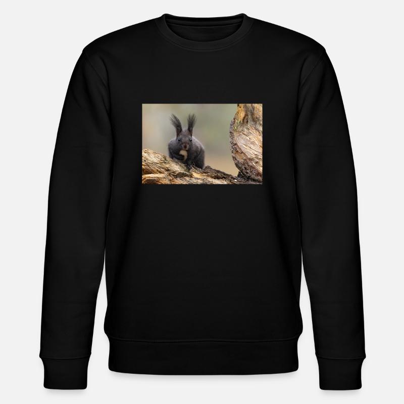 Oachkatzl / Squirrel - Stanley/Stella CHANGER Unisex Organic Sweatshirt - black