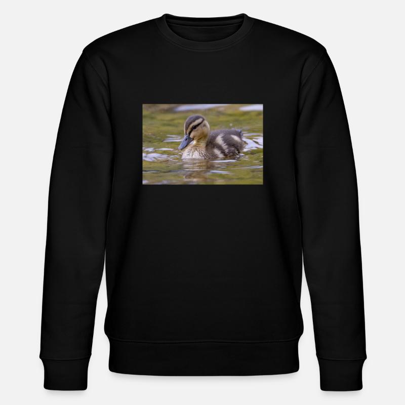 Poussins de canard - Sweat bio CHANGER Stanley/Stella Unisexe - noir