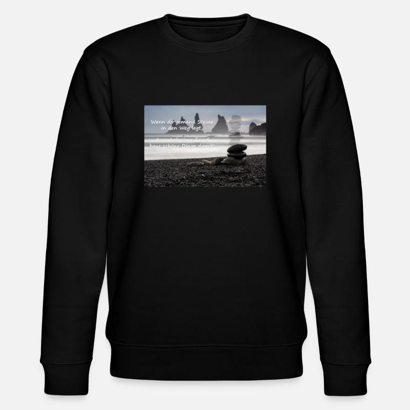 Des obstacles sur le chemin - Sweat bio CHANGER Stanley/Stella Unisexe - noir