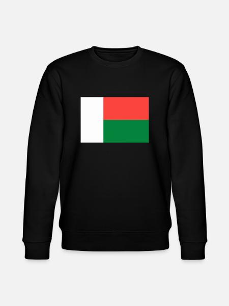 Drapeau Madagascar - Sweat bio CHANGER Stanley/Stella Unisexe - noir