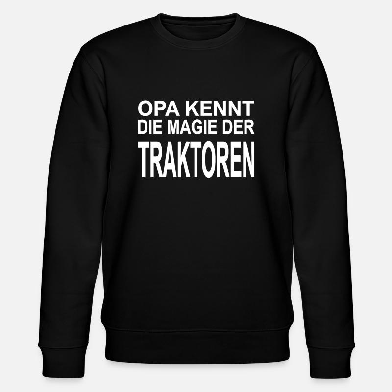 Traktor - Stanley/Stella Unisex Bio-Sweatshirt CHANGER  - Schwarz