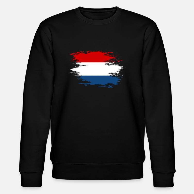 Drapeau hollandais utilisé design - Sweat bio CHANGER Stanley/Stella Unisexe - noir