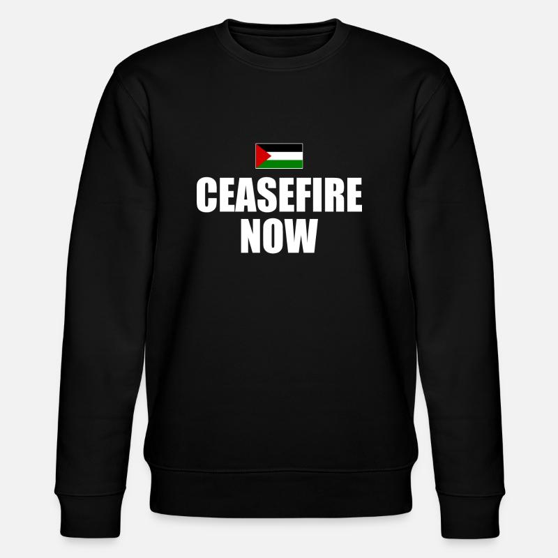 ceasefire now - Sweat bio CHANGER Stanley/Stella Unisexe - noir