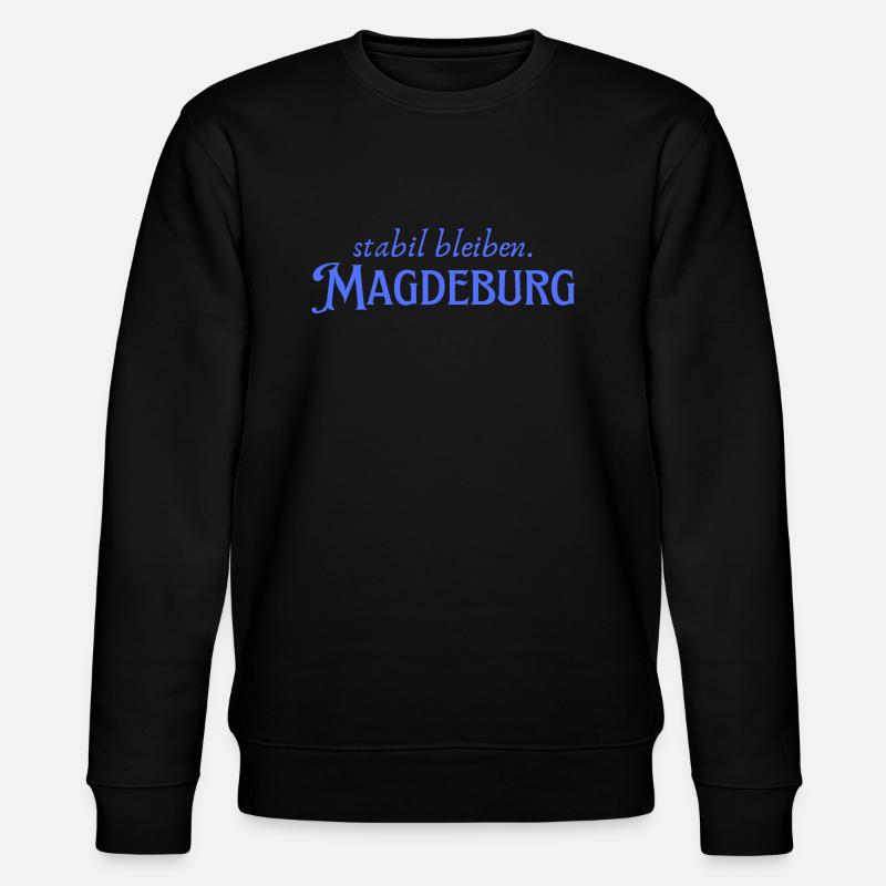 Magdebourg reste stable - Sweat bio CHANGER Stanley/Stella Unisexe - noir