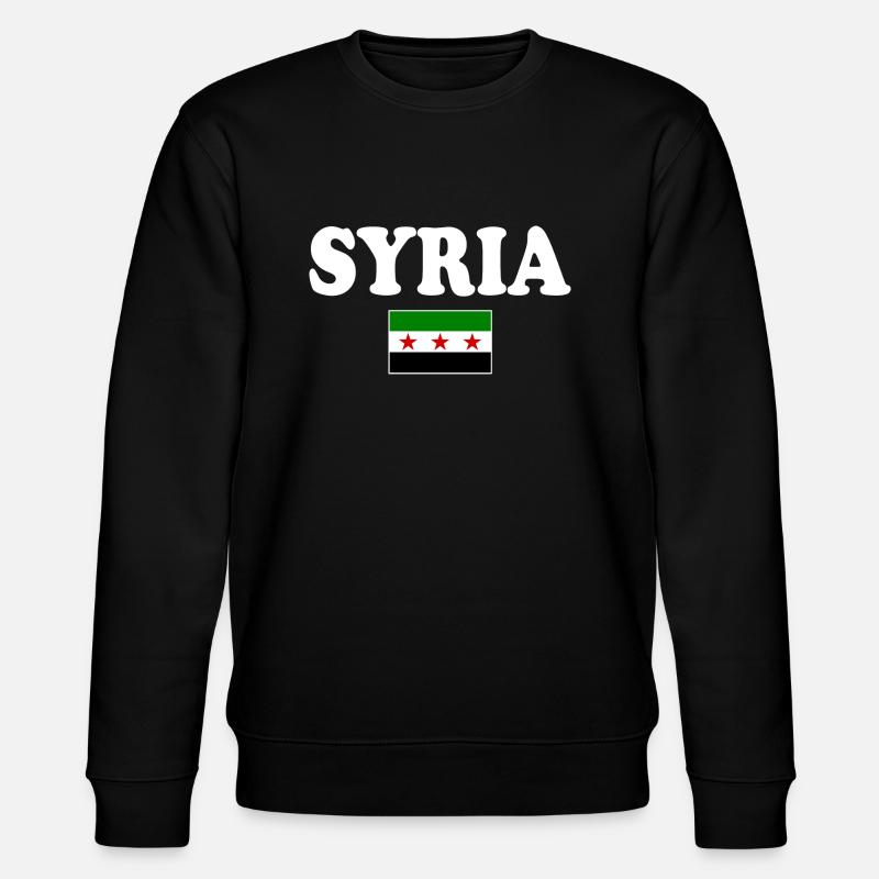 Drapeau de la Syrie - Sweat bio CHANGER Stanley/Stella Unisexe - noir
