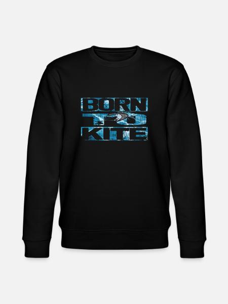 Born to Kite - Stanley/Stella CHANGER Unisex Organic Sweatshirt - black