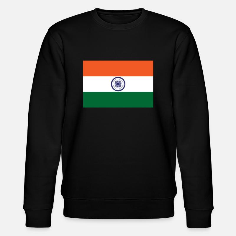 Indien - Stanley/Stella Unisex Bio-Sweatshirt CHANGER  - Schwarz
