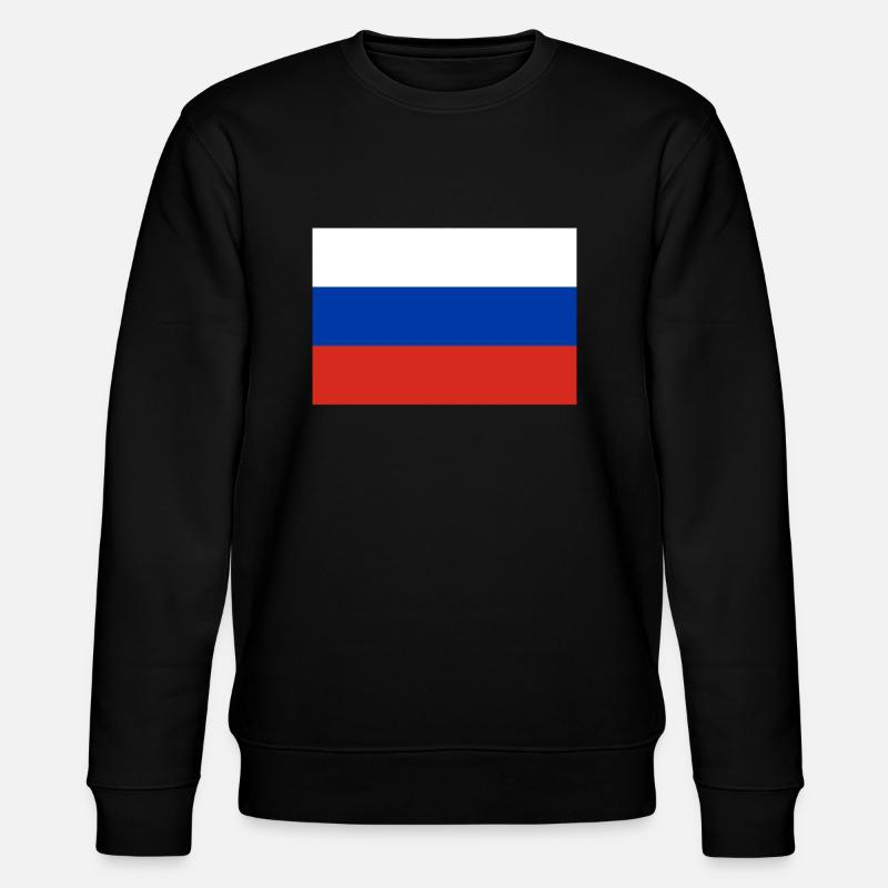 Russland - Stanley/Stella Unisex Bio-Sweatshirt CHANGER  - Schwarz