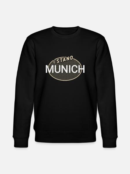 I stand for Munich - Stanley/Stella CHANGER Unisex Organic Sweatshirt - black