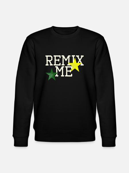 Remix me - Stanley/Stella CHANGER Unisex Organic Sweatshirt - black