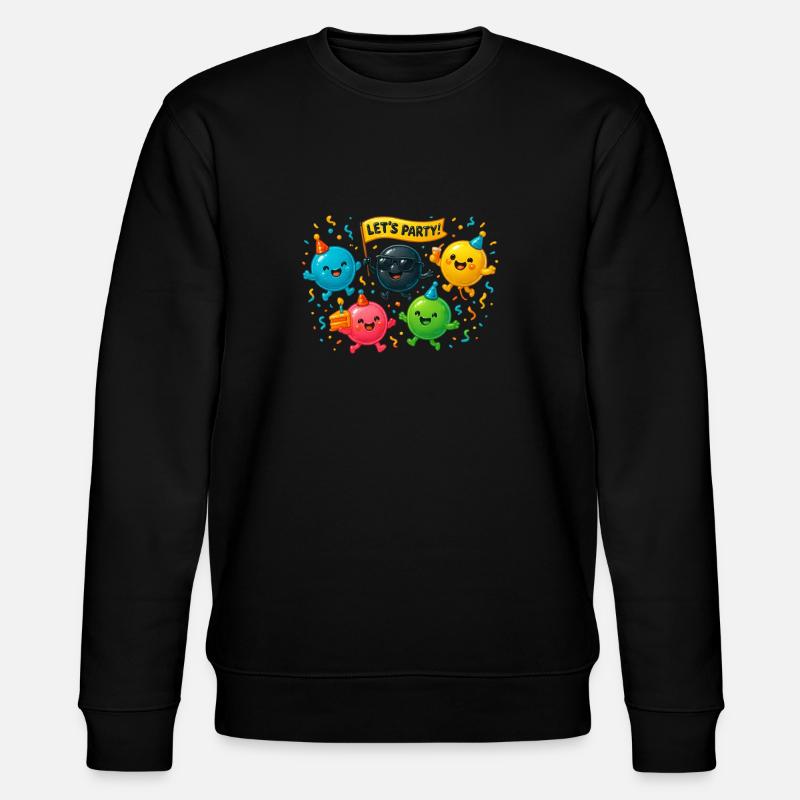 Balloon Squad - Stanley/Stella Unisex Bio-Sweatshirt CHANGER  - Schwarz
