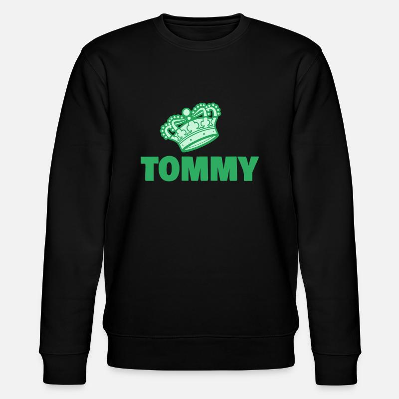 First name Tommy - Stanley/Stella CHANGER Unisex Organic Sweatshirt - black