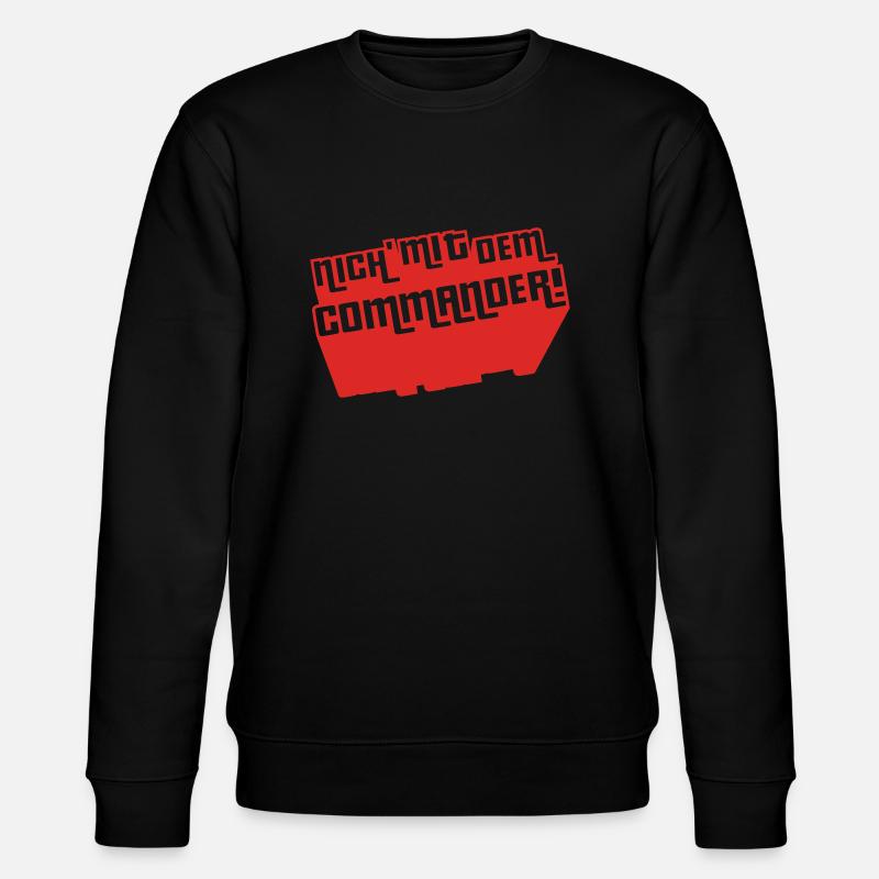 Nich' mit dem Commander! - Stanley/Stella Unisex Bio-Sweatshirt CHANGER - Schwarz
