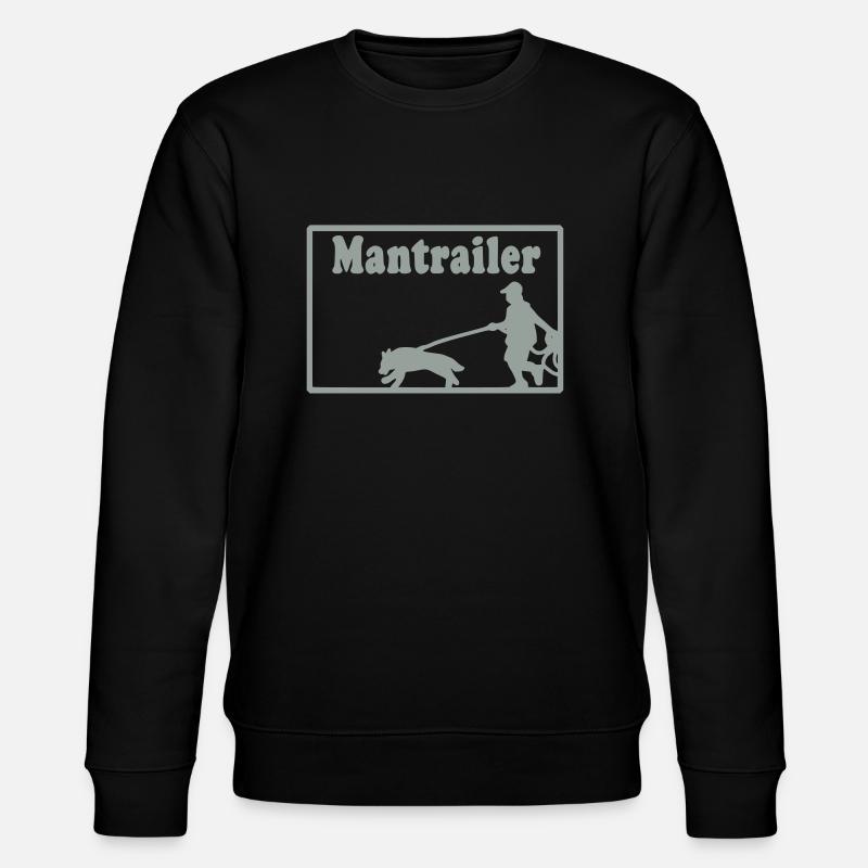 mantrailer_motiv - Stanley/Stella Unisex Bio-Sweatshirt CHANGER  - Schwarz