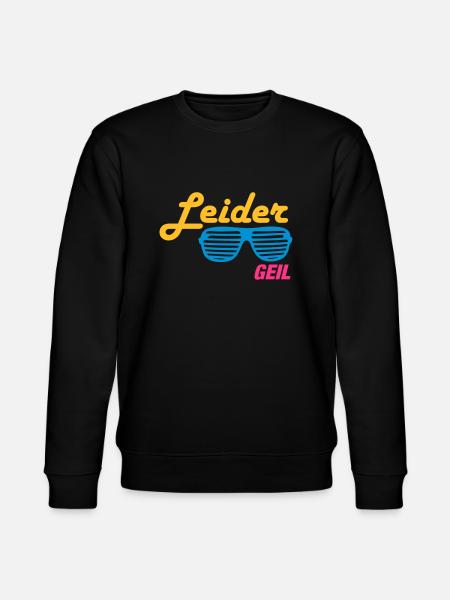 Leider Geil - Stanley/Stella Unisex Bio-Sweatshirt CHANGER  - Schwarz