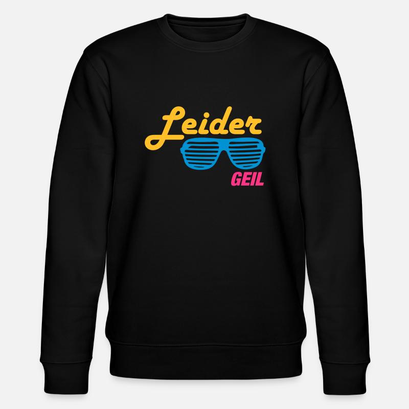 Leider Geil - Stanley/Stella Unisex Bio-Sweatshirt CHANGER  - Schwarz
