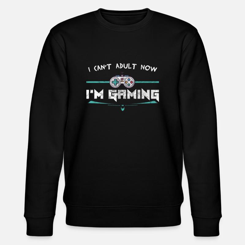 Gaming - Stanley/Stella Unisex Bio-Sweatshirt CHANGER  - Schwarz