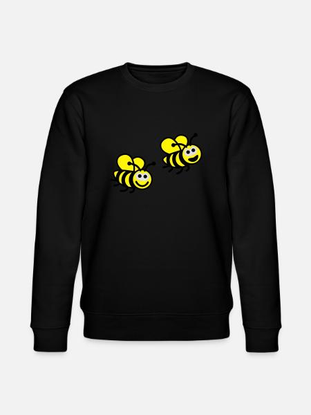 biene_bee___f3 - Stanley/Stella CHANGER Unisex Organic Sweatshirt - black