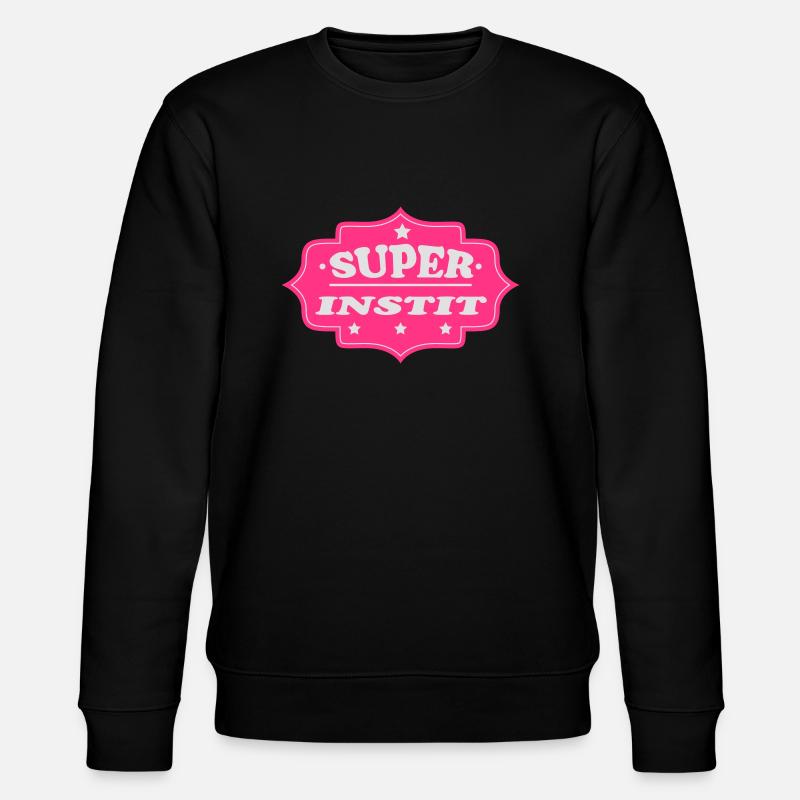 Super instit - Stanley/Stella CHANGER Unisex Organic Sweatshirt - black