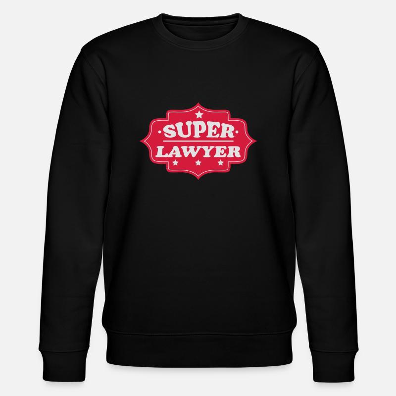 Super lawyer - Stanley/Stella Unisex Bio-Sweatshirt CHANGER  - Schwarz