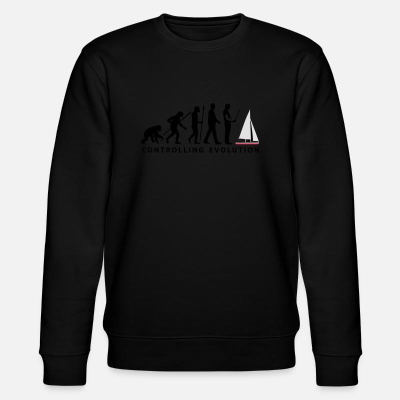 evolution Modellbauschiff_10_2016 - Stanley/Stella Unisex Bio-Sweatshirt CHANGER  - Schwarz
