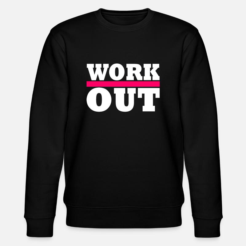 Workout - Stanley/Stella Unisex Bio-Sweatshirt CHANGER  - Schwarz