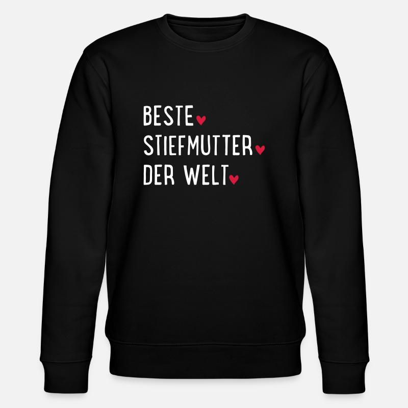 beste Stiefmutter der Welt - Stanley/Stella Unisex Bio-Sweatshirt CHANGER  - Schwarz