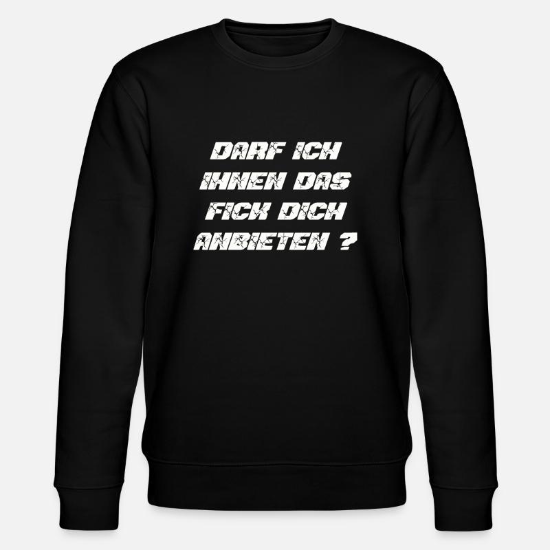 FU - Stanley/Stella Unisex Bio-Sweatshirt CHANGER  - Schwarz