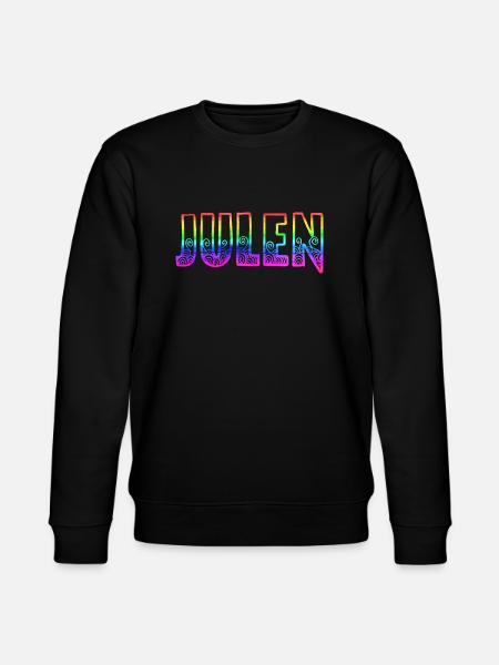 julen rs regenbogen - Stanley/Stella Unisex Bio-Sweatshirt CHANGER - Schwarz