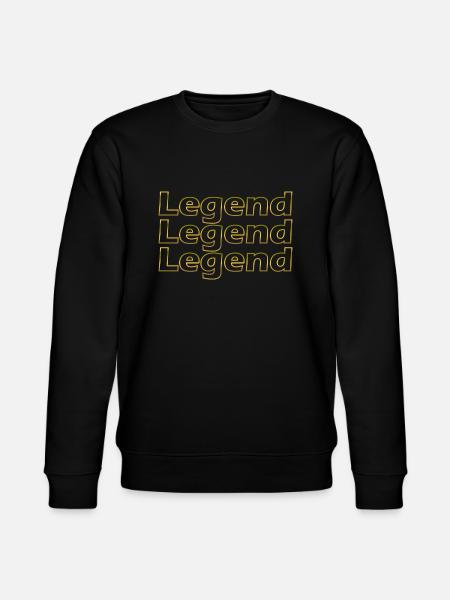 Legend Legend Legend Gift - Stanley/Stella CHANGER Unisex Organic Sweatshirt - black