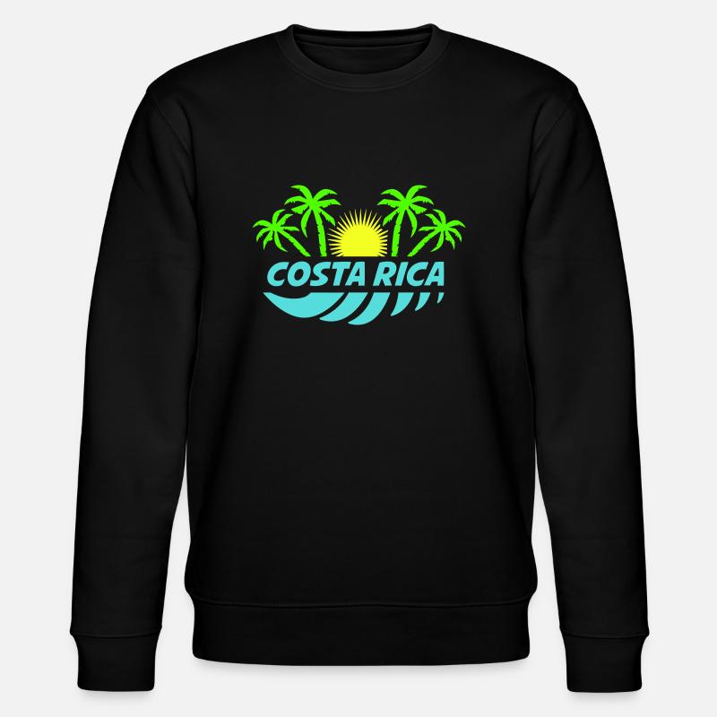 costa rica - Stanley/Stella Unisex Bio-Sweatshirt CHANGER  - Schwarz