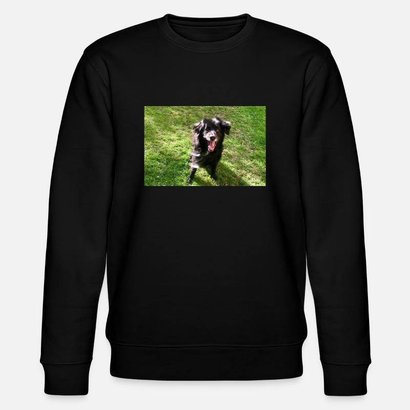 Hund Dog Samy - Stanley/Stella Unisex Bio-Sweatshirt CHANGER  - Schwarz