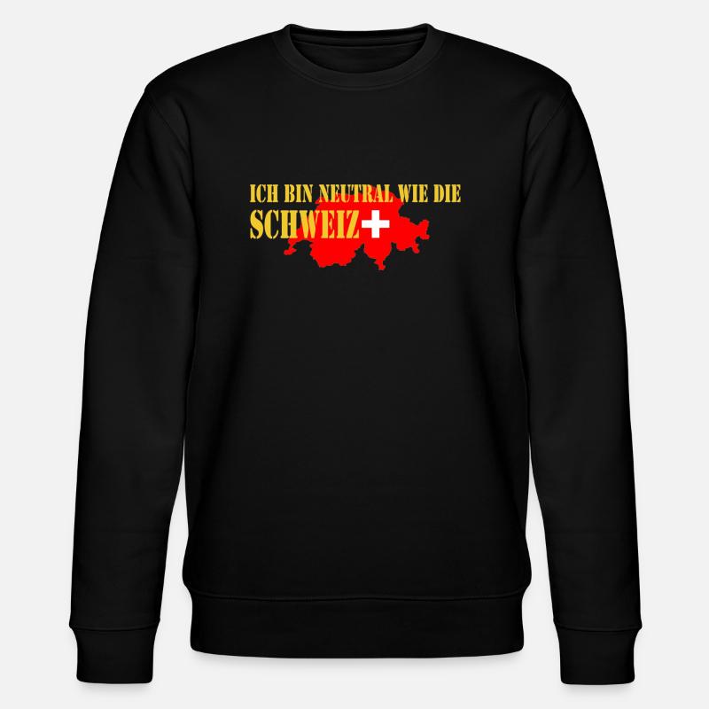 schweiz - Sweat bio CHANGER Stanley/Stella Unisexe - noir