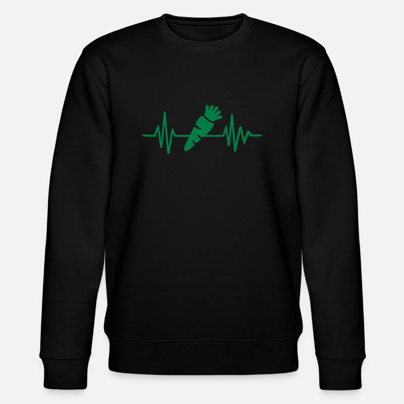 Vegetarier - Stanley/Stella Unisex Bio-Sweatshirt CHANGER - Schwarz