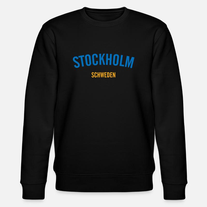 Stockholm Suède - Sweat bio CHANGER Stanley/Stella Unisexe - noir