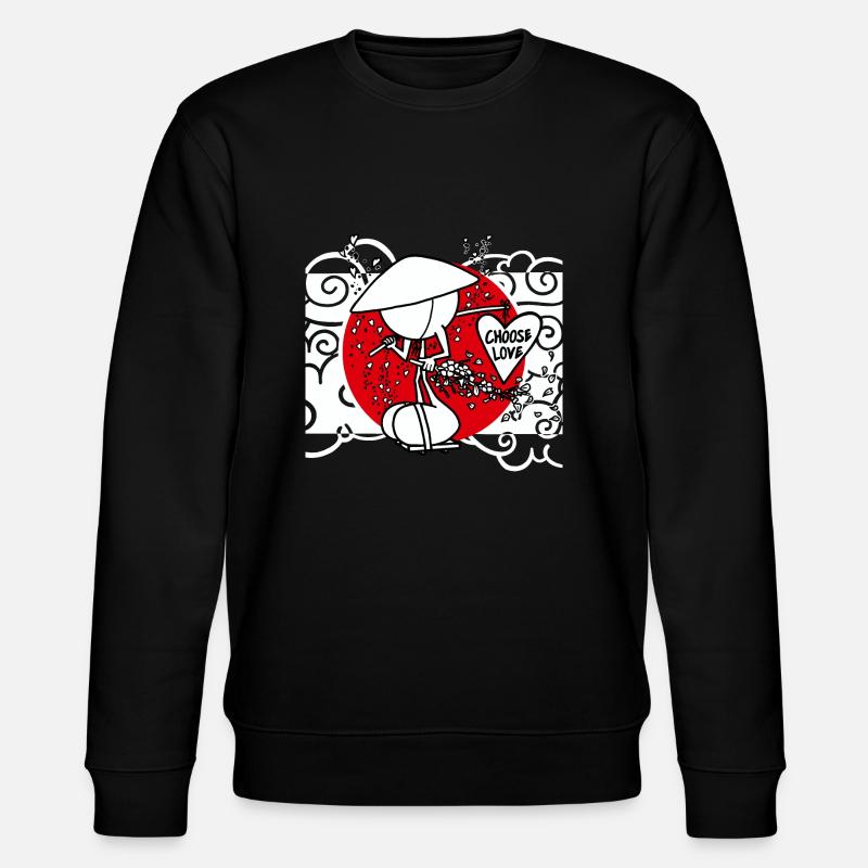 Samouraï de Cœurs Doddle - Sweat bio CHANGER Stanley/Stella Unisexe - noir