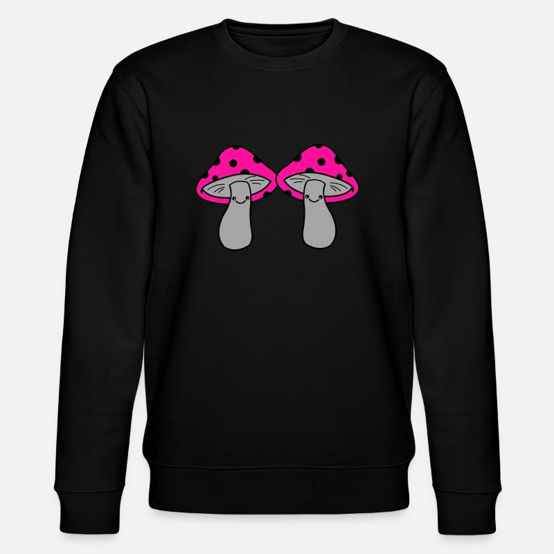 Pilze - Stanley/Stella Unisex Bio-Sweatshirt CHANGER - Schwarz