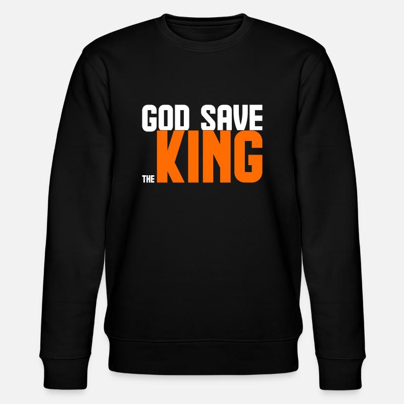 que Dieu sauve le roi - Sweat bio CHANGER Stanley/Stella Unisexe - noir