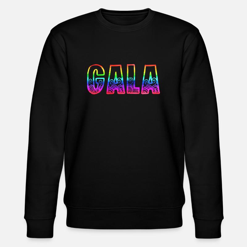 gala rs regenbogen - Stanley/Stella Unisex Bio-Sweatshirt CHANGER  - Schwarz