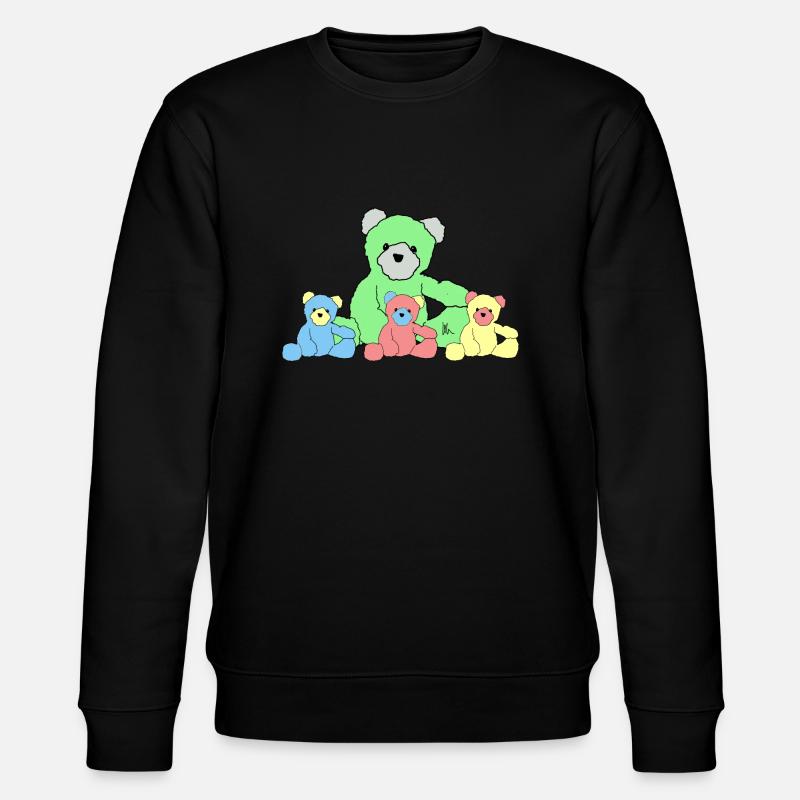 Teddy - Stanley/Stella Unisex Bio-Sweatshirt CHANGER  - Schwarz