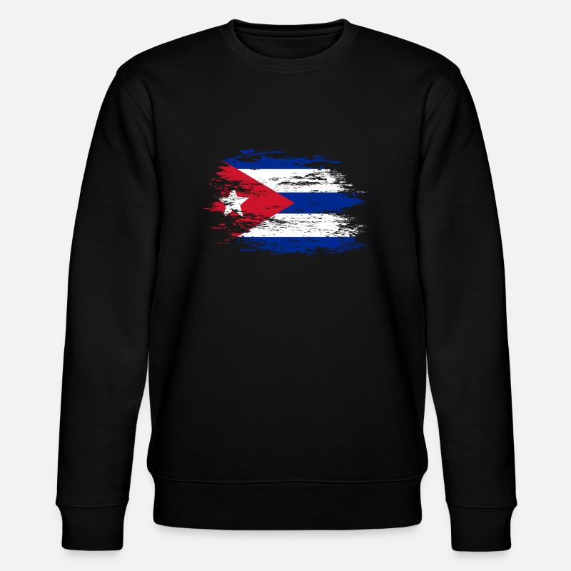 Drapeau cubain utilisé - Sweat bio CHANGER Stanley/Stella Unisexe - noir