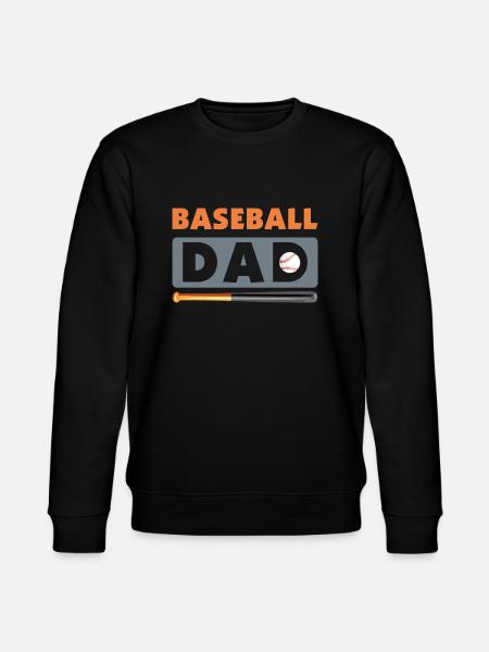 Baseball dad - Stanley/Stella CHANGER Unisex Organic Sweatshirt - black