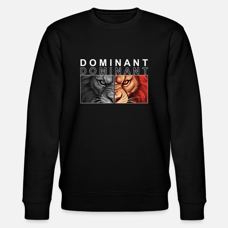 DOMINANT - Lion - Sweat bio CHANGER Stanley/Stella Unisexe - noir