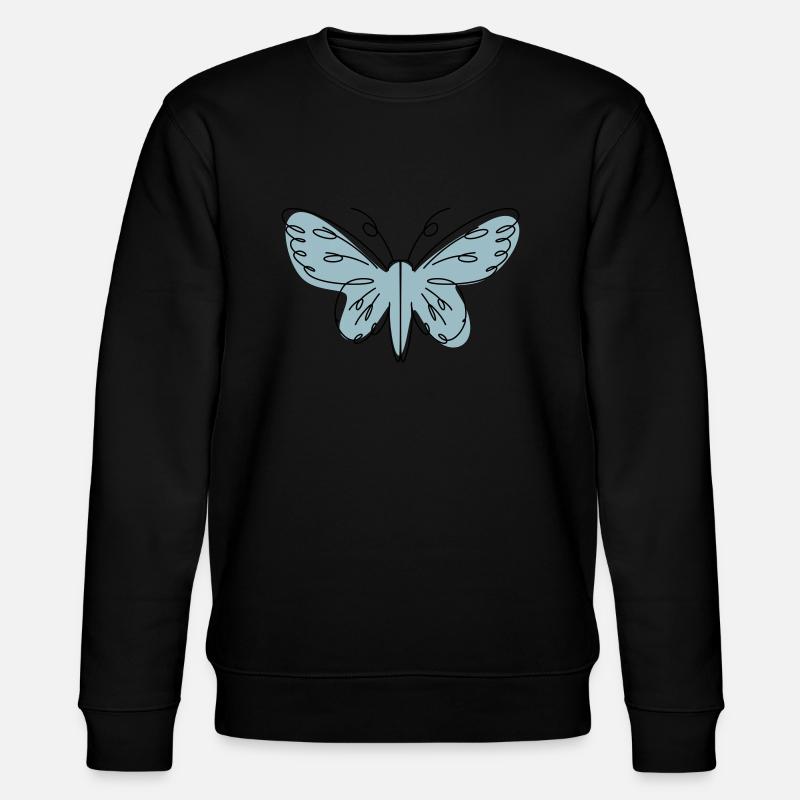 Papillon de conception abstraite - Sweat bio CHANGER Stanley/Stella Unisexe - noir