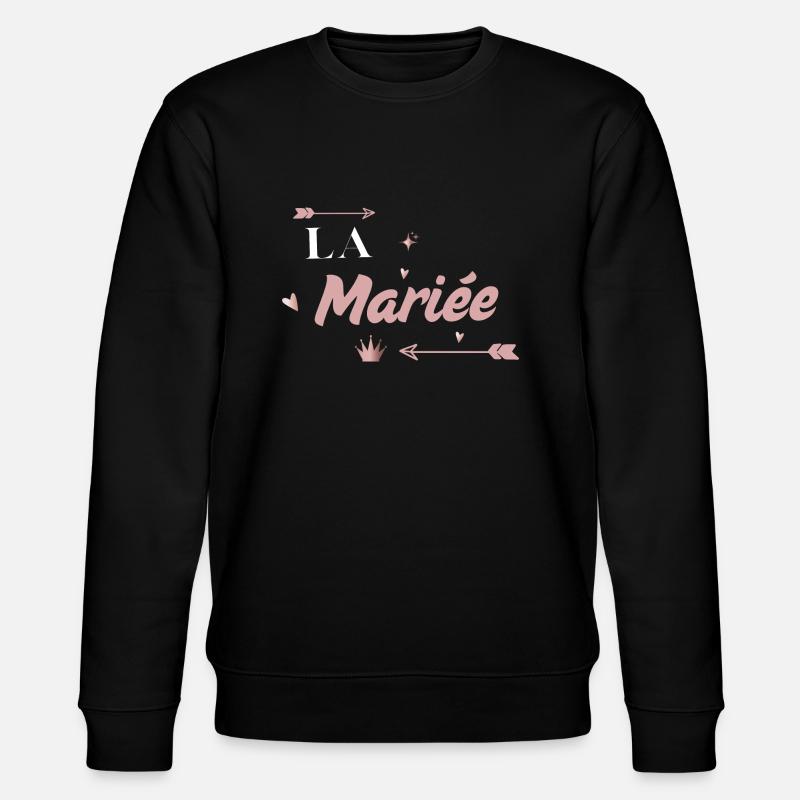 la mariée rose flèche - Sweat bio CHANGER Stanley/Stella Unisexe - noir