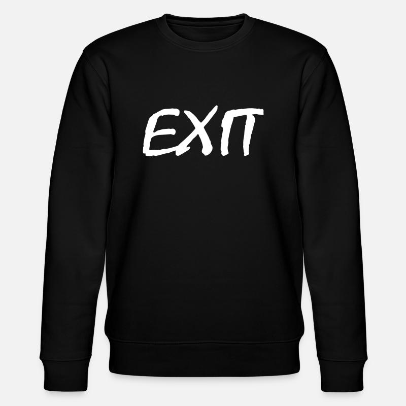 Exit - Stanley/Stella Unisex Bio-Sweatshirt CHANGER  - Schwarz