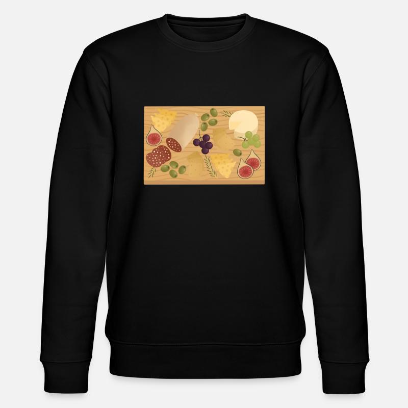 Planche de charcuterie - Sweat bio CHANGER Stanley/Stella Unisexe - noir