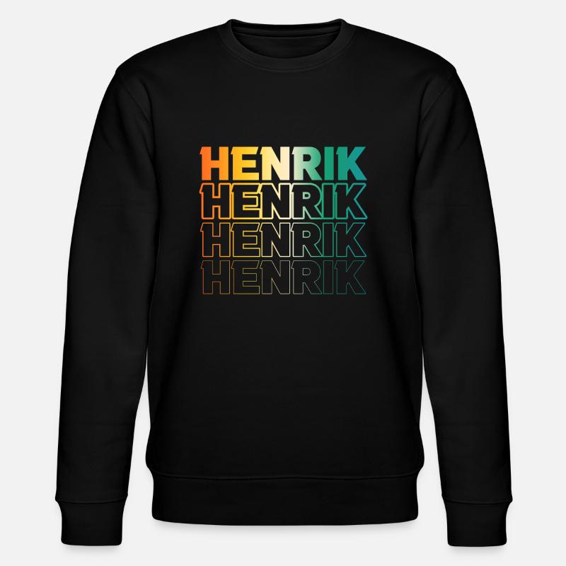 Henrik - Stanley/Stella Unisex Bio-Sweatshirt CHANGER  - Schwarz