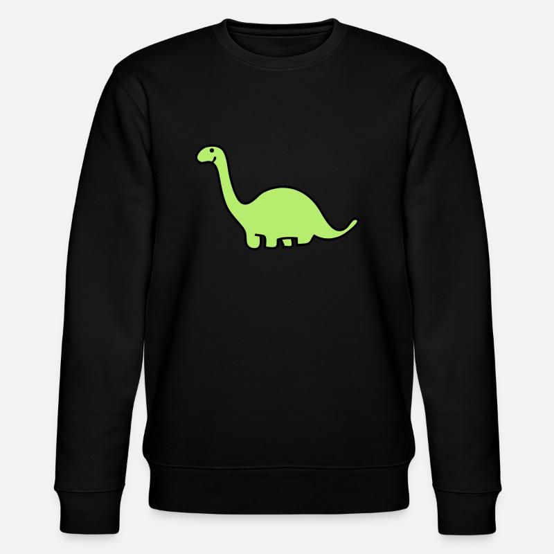 Cute Diplodocus - Stanley/Stella CHANGER Unisex Organic Sweatshirt - black
