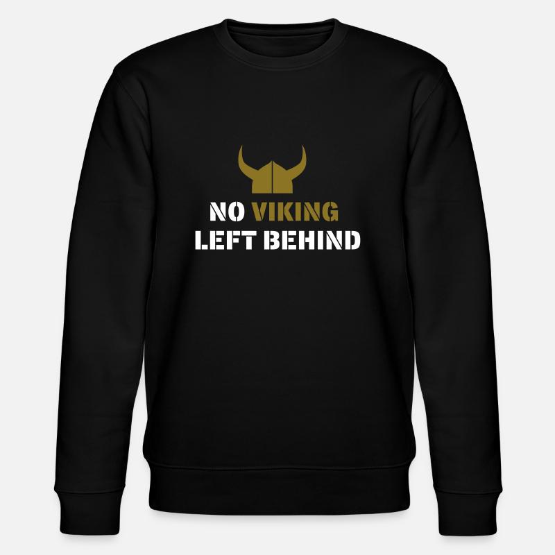 No Viking left behind! - Stanley/Stella Unisex Bio-Sweatshirt CHANGER  - Schwarz